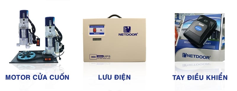 Cửa cuốn khe thoáng Netdoor NS02 25 Cửa cuốn Netdoor NS02