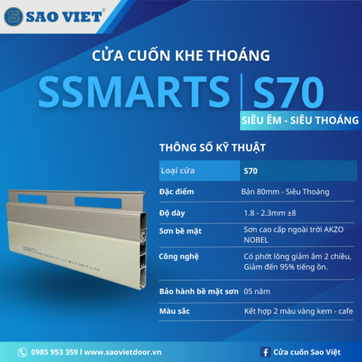 Cửa Cuốn SSMARTS S70