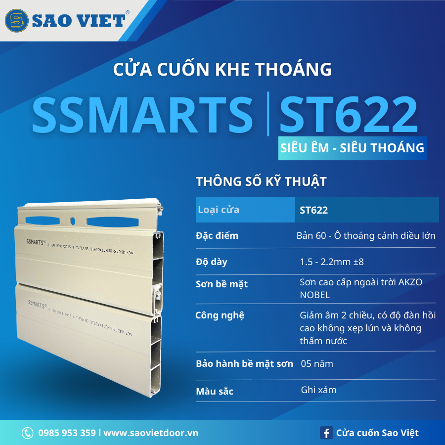 Cửa cuốn SSMARTS ST622 19 cua cuon ssmarts ST622