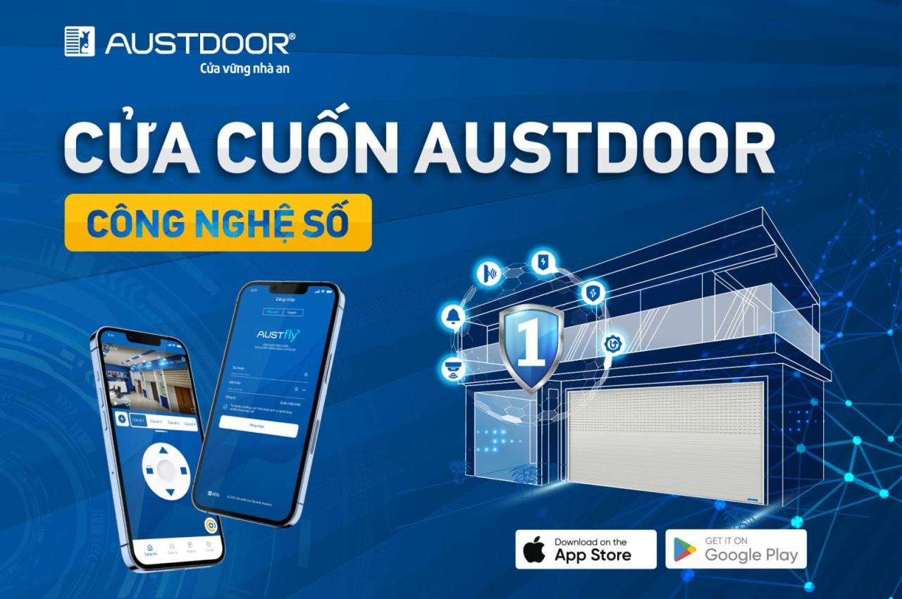 Cửa cuốn Austdoor A60 24 cua cuonpthe he moi