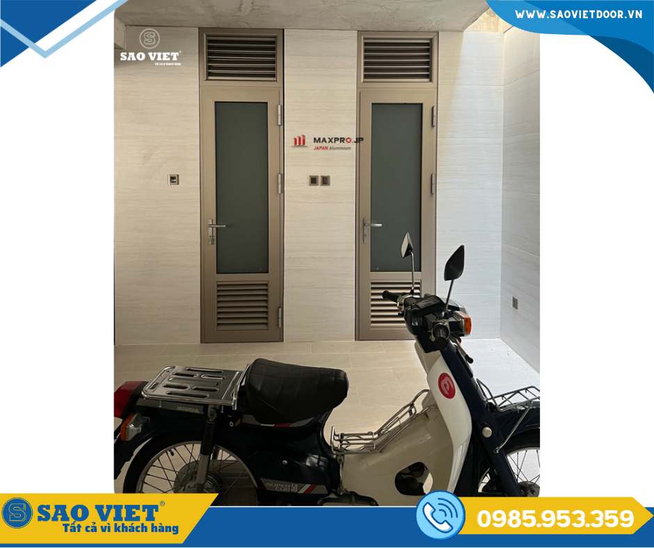 Thi công Cửa Nhôm Kính, Lan Can Kính Cao Cấp Cho Gia Đình Anh Trần Anh Quân tại TT Phúc Thọ Hà Nội 32 cua nhom maxpro 12