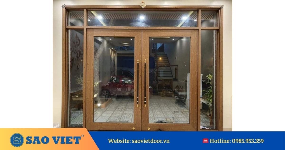 30+ Mẫu cửa nhôm thủy lực mới nhất 32 cua nhom thuy luc 10