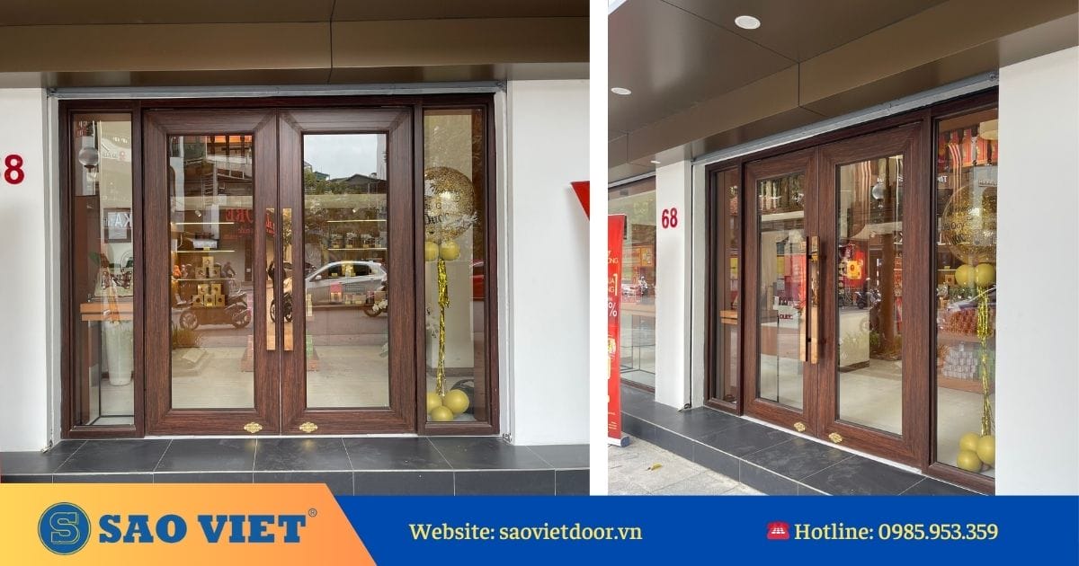 30+ Mẫu cửa nhôm thủy lực mới nhất 34 cua nhom thuy luc 12