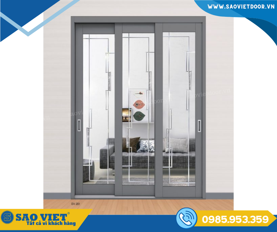 Tổng hợp 99+ mẫu cửa đi nhôm Xingfa đẹp nhất 2023 63 cua nhom xingfa lua 3canh