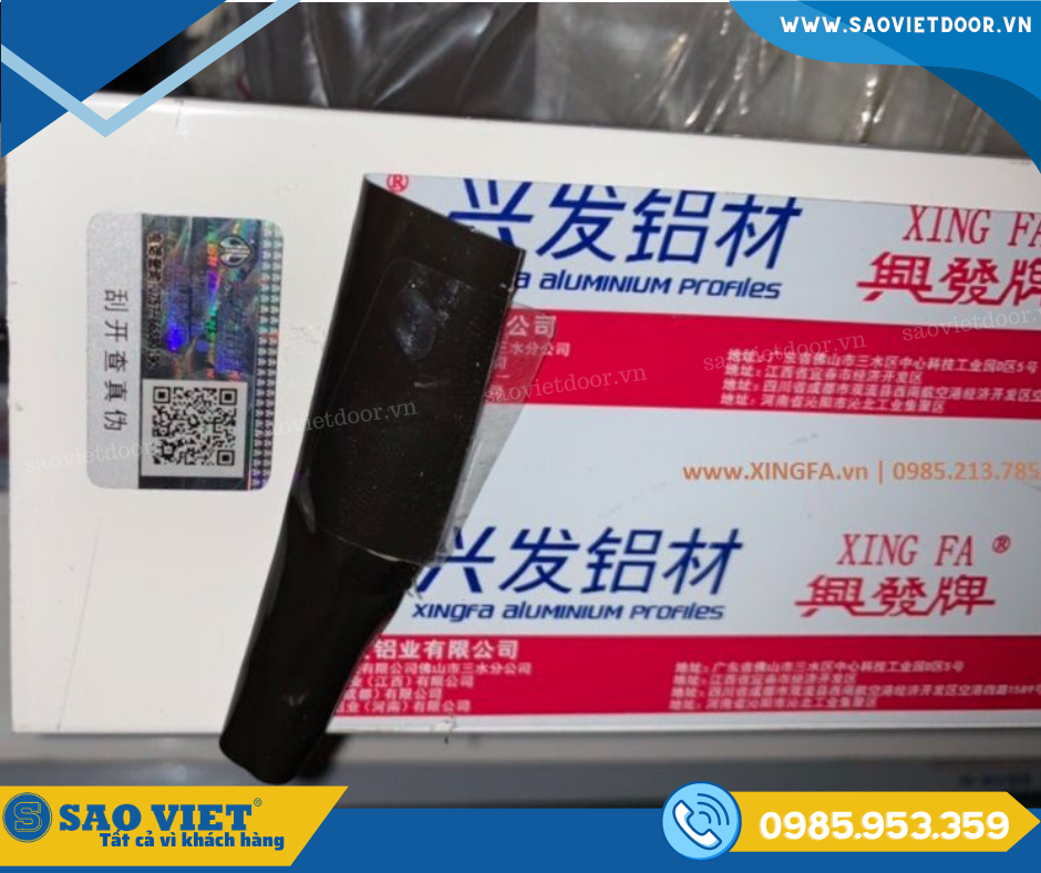 Những lưu ý khi mua cửa nhôm Xingfa không thể bỏ lỡ 15 phan biet nhom xingfa chinh hang 03