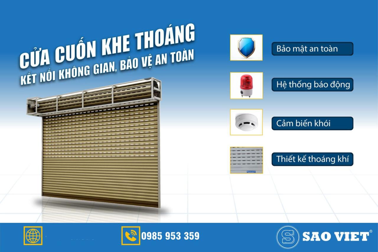 Giá cửa cuốn tốt nhất trên thị trường hiện nay 6 Giá cửa cuốn