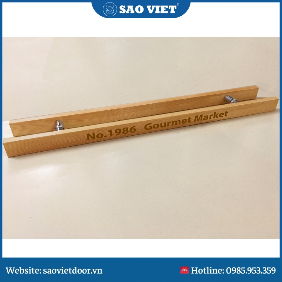 Tay Nắm Gỗ 76 Tay nắm gỗ mẫu 9.