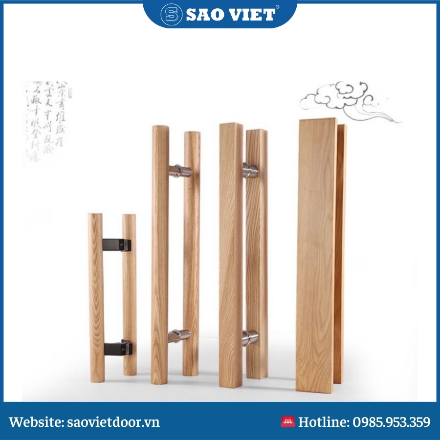 Tay Nắm Gỗ 70 Tay nắm gỗ mẫu 3.
