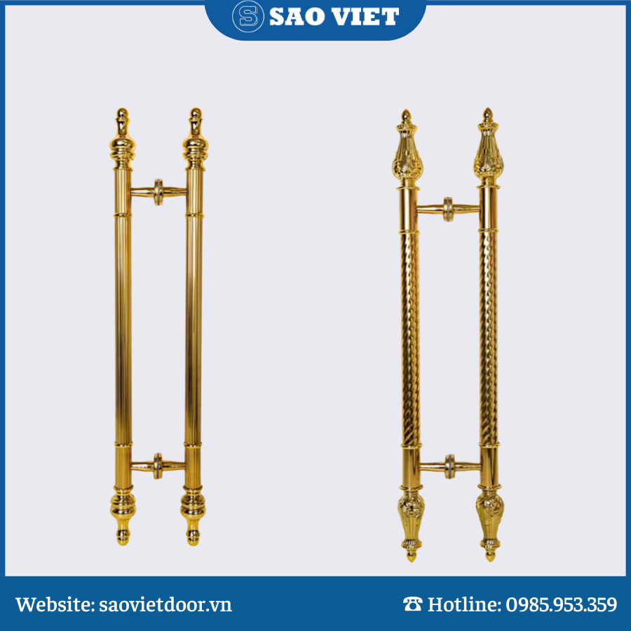 Tay Nắm Inox Mạ Vàng 16 tay nam inox ma vang 4