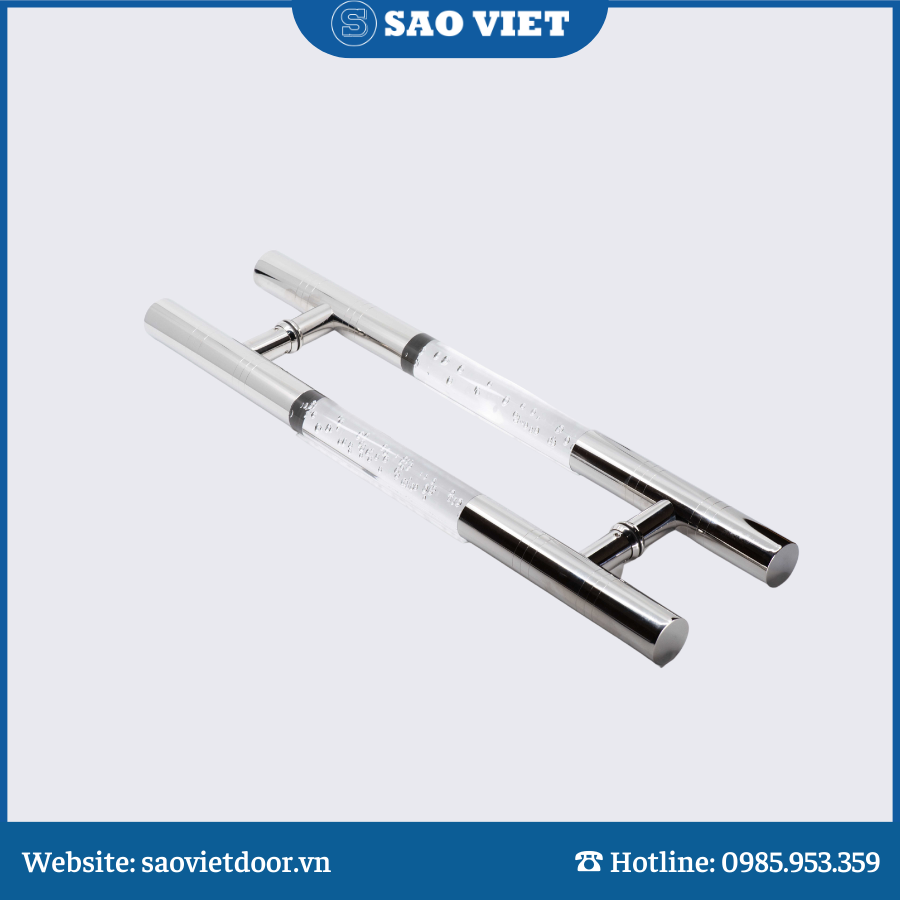 Tay Nắm Inox Mica 17 tay nam mika bot trang