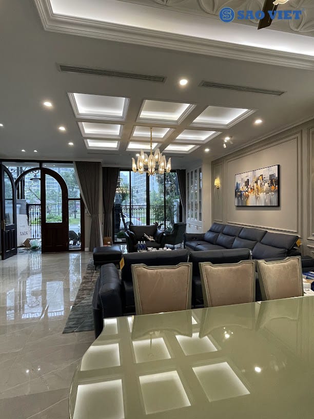 Thi công cửa nhôm kính biệt thự Ngọc Trai 1603 tại Vinhomes Oceanpark 25 thi công cửa nhôm kính