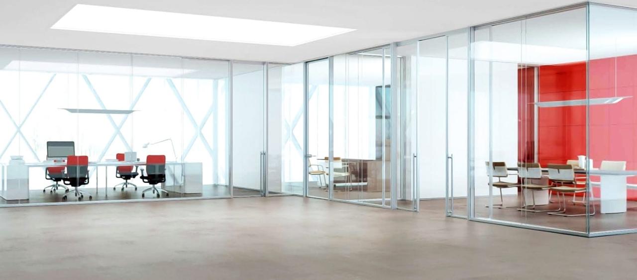 Vách kính cường lực