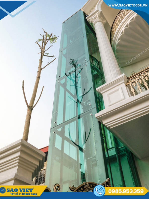 Vách Kính Thang Máy sang trọng 43 vach kinh thang may 03