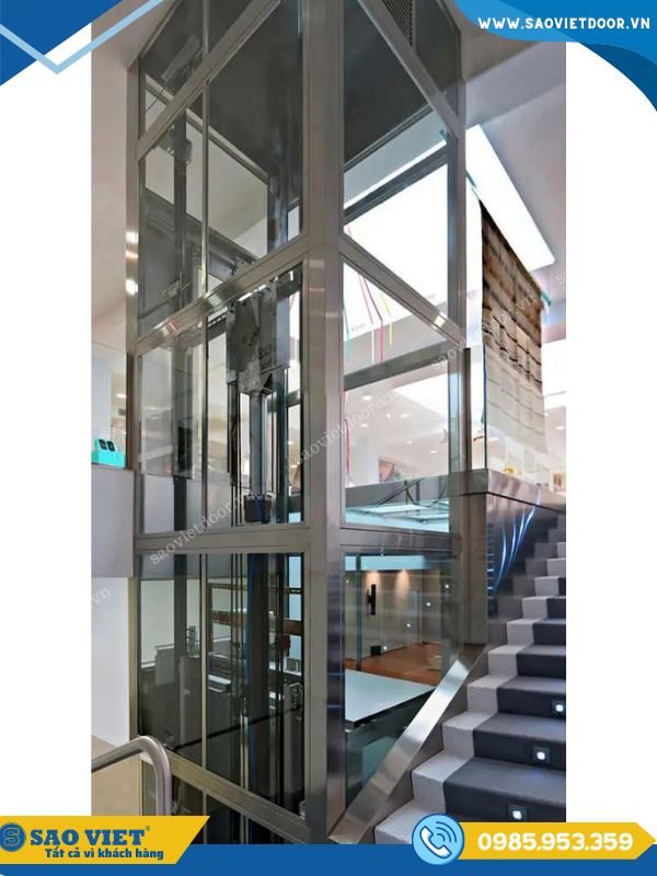 Vách Kính Thang Máy sang trọng 47 vach kinh thang may 07