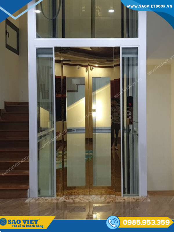 Vách Kính Thang Máy sang trọng 53 vach kinh thang may 13