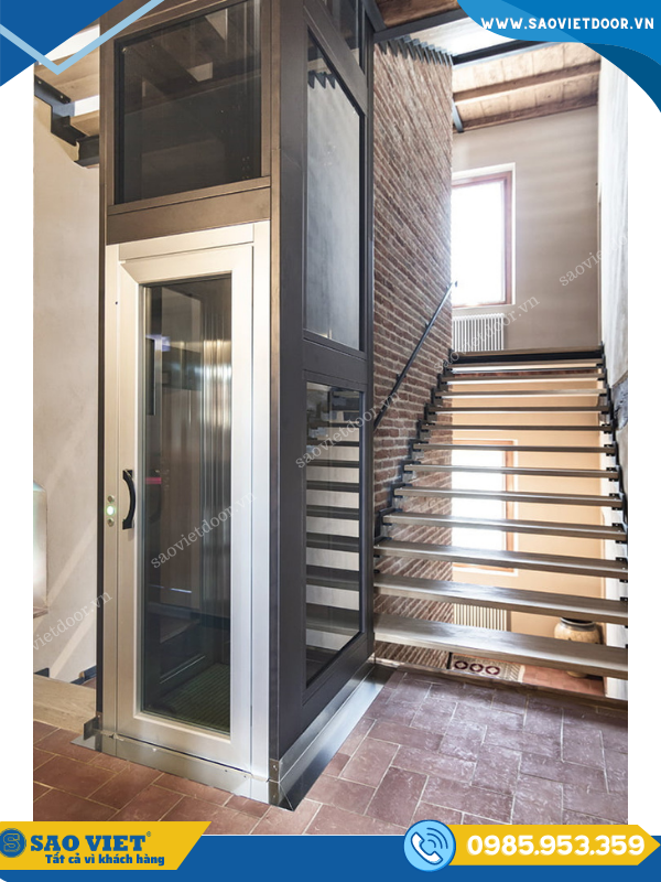 Vách Kính Thang Máy sang trọng 57 vach kinh thang may 17