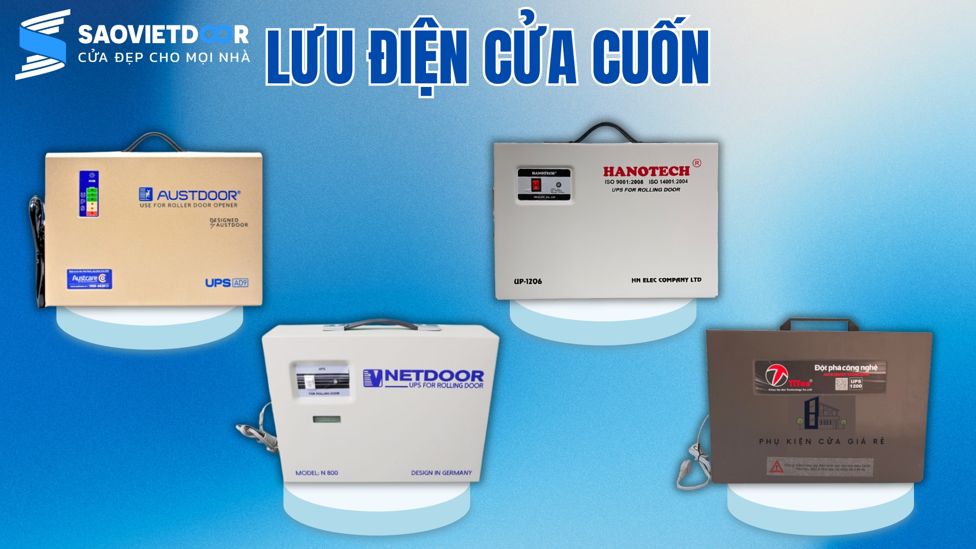 Các loại lưu điện cửa cuốn