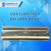 Mặt trước của nan cửa cuốn inox Đài Loan bản 85