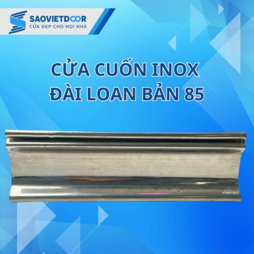 Cửa Cuốn Inox Đài Loan Bản 85 18 Mặt sau của nan cửa cuốn inox Đài Loan bản 85