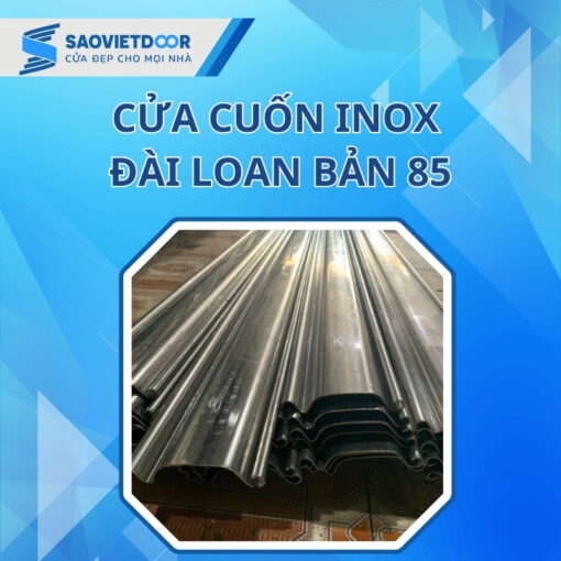 Cửa Cuốn Inox Đài Loan Bản 85 21 Hinh ảnh thực tế của cửa cuốn inox Đài Loan bản 85