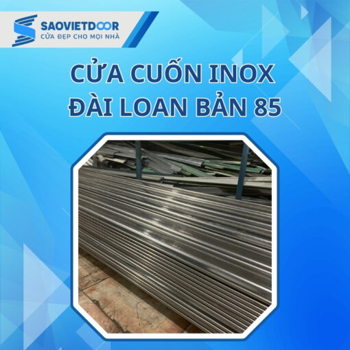 Cửa Cuốn Inox Đài Loan Bản 85 20 Hinh ảnh thực tế của cửa cuốn inox Đài Loan bản 85