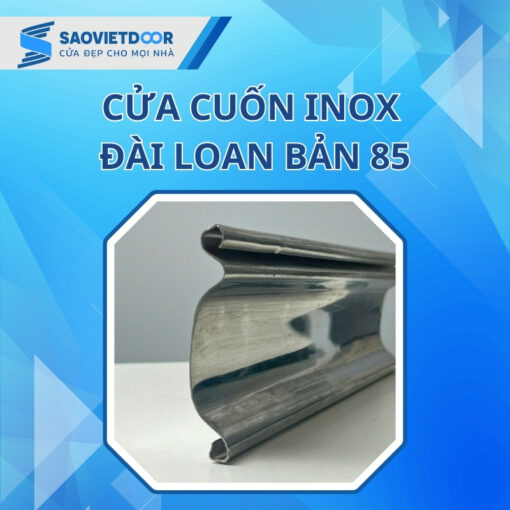 Cửa Cuốn Inox Đài Loan Bản 85 19 Hinh ảnh thực tế của cửa cuốn inox Đài Loan bản 85