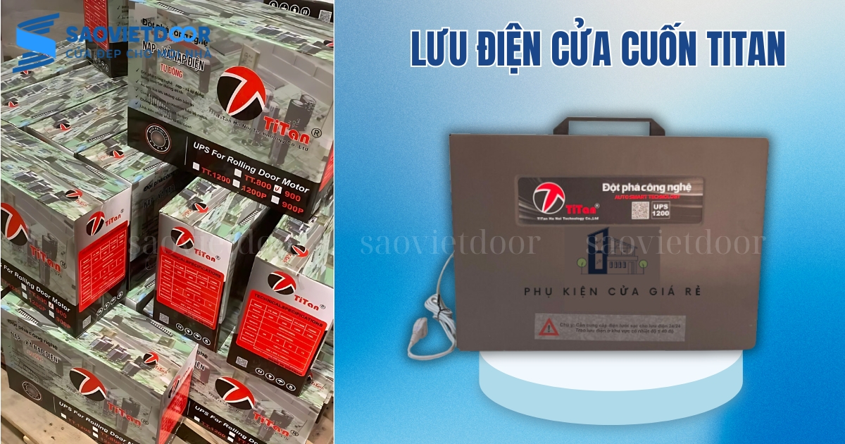 Lưu điện cửa cuốn Titan