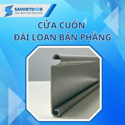 Cửa Cuốn Đài Loan Bản Phẳng 17 Nan cửa cuốn Đài Loan bản phẳng