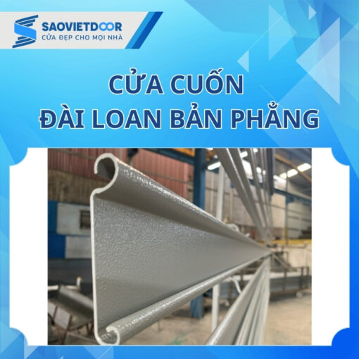 Cửa Cuốn Đài Loan Bản Phẳng 18 Nan cửa cuốn Đài Loan bản phẳng