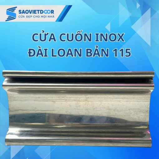 Cửa Cuốn Inox Đài Loan Bản 115 12 Mặt sau cửa cuốn Inox Đài Loan bản 115