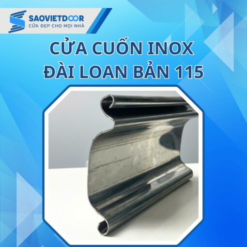 Cửa Cuốn Inox Đài Loan Bản 115 13 Cửa cuốn Inox Đài Loan bản 115