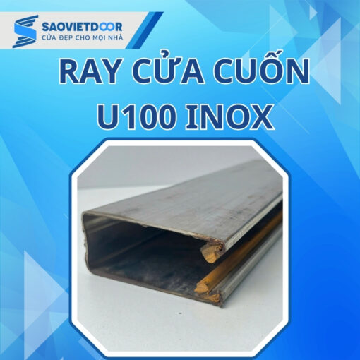Ray Cửa Cuốn U100 Inox 15 Hình ảnh ray cửa cuốn U100 Inox