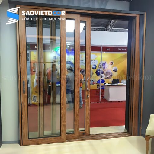 Cửa đi mở trượt 3 cánh nhôm Xingfa Việt Nam 19 Cửa đi mở trượt 3 cánh nhôm Xingfa Việt Nam