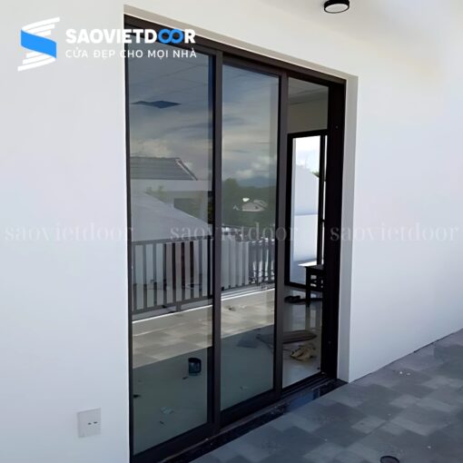 Cửa đi mở trượt 3 cánh nhôm Xingfa Việt Nam 21 Cửa đi mở trượt 3 cánh nhôm Xingfa Việt Nam