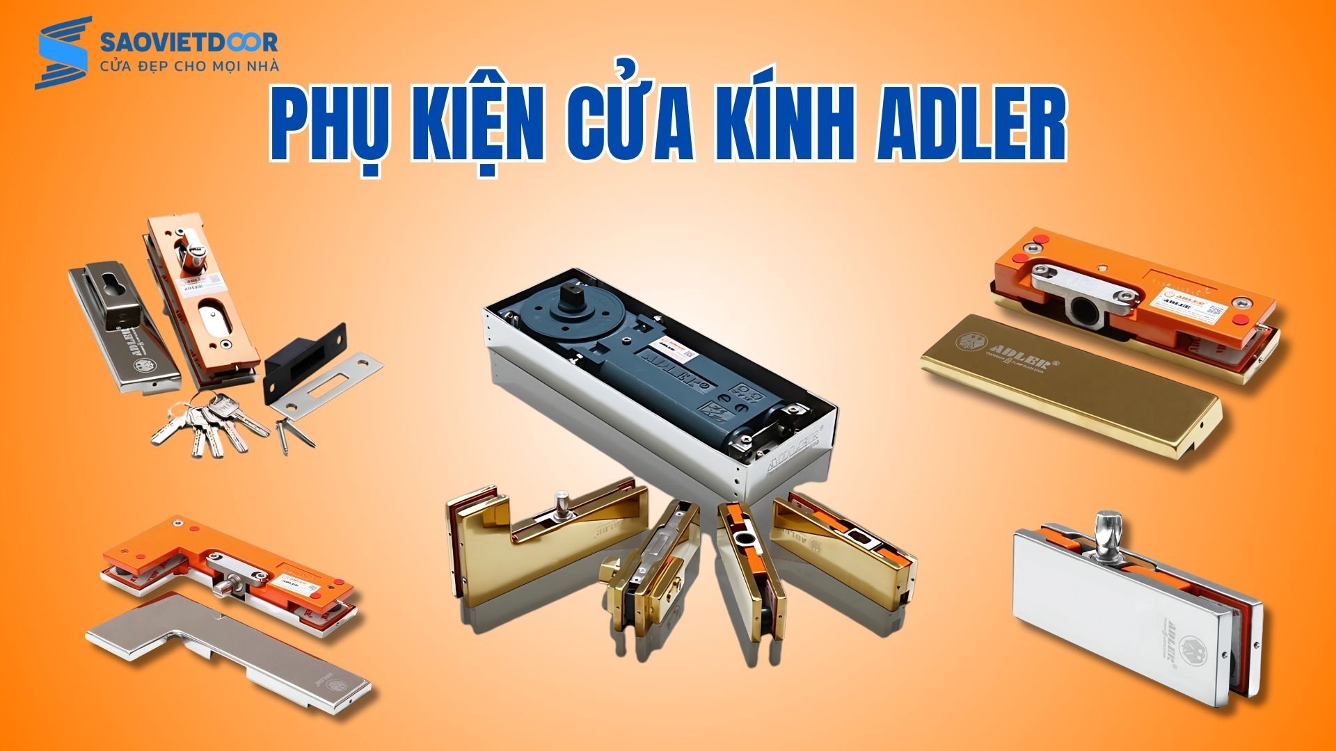 Phụ kiện cửa kính Adler