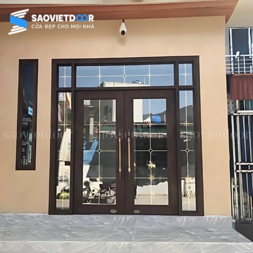 Cửa Nhôm Thủy Lực Bản 140 Cao Cấp 40 Cửa nhôm thuỷ lực bản 120