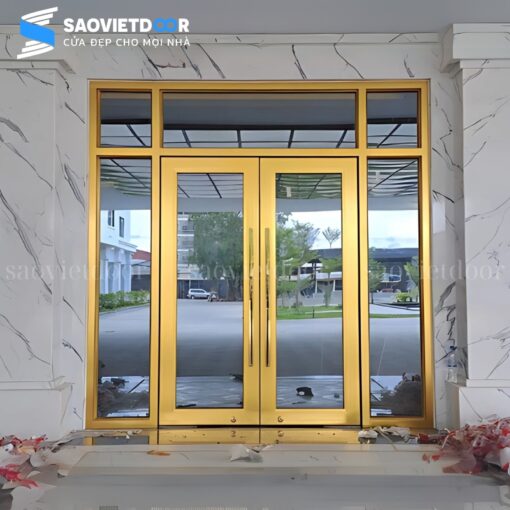 Cửa Nhôm Thủy Lực Bản 180 Cao Cấp 40 Cửa nhôm thuỷ lực bản 180