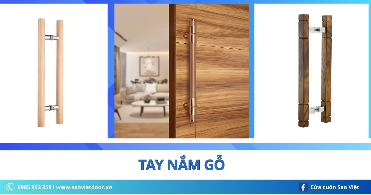 Tay nắm gỗ