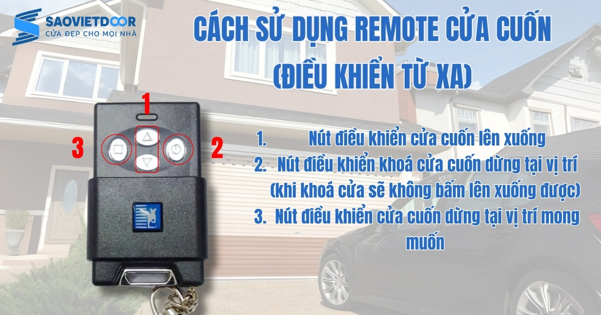 Hướng Dẫn Sử Dụng Điều Khiển Cửa Cuốn An Toàn, Hiệu Quả 16 Cách sử dụng remote cửa cuốn
