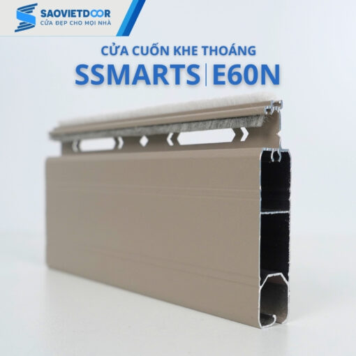 Cửa Cuốn Khe Thoáng SSmarts E60N 21 Cửa cuốn khe thoáng siêu êm E60N