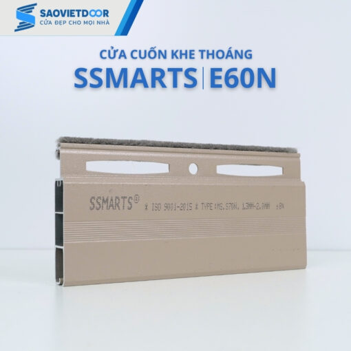 Cửa Cuốn Khe Thoáng SSmarts E60N 22 Cửa cuốn khe thoáng siêu êm E60N