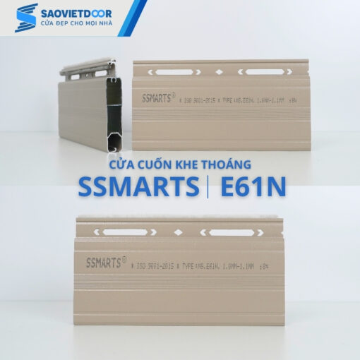Cửa cuốn khe thoáng siêu êm E61N