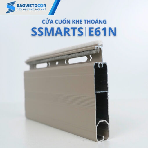 Cửa cuốn khe thoáng siêu êm E61N