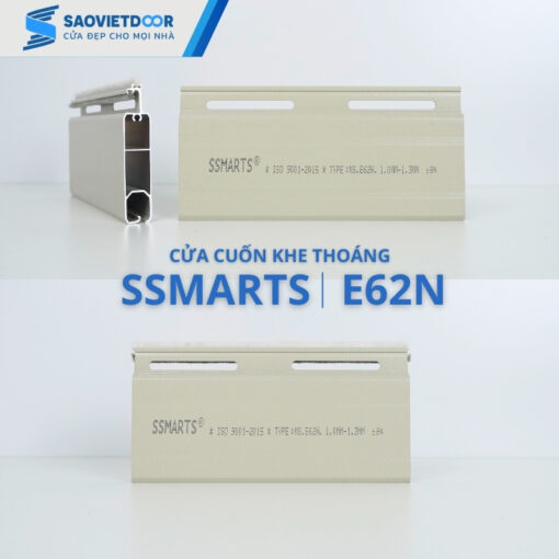 Cửa cuốn khe thoáng siêu êm E62N