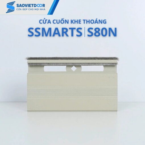 Cửa Cuốn Khe Thoáng SSmarts S80N 23 Cửa cuốn khe thoáng siêu êm SSMarts S80N