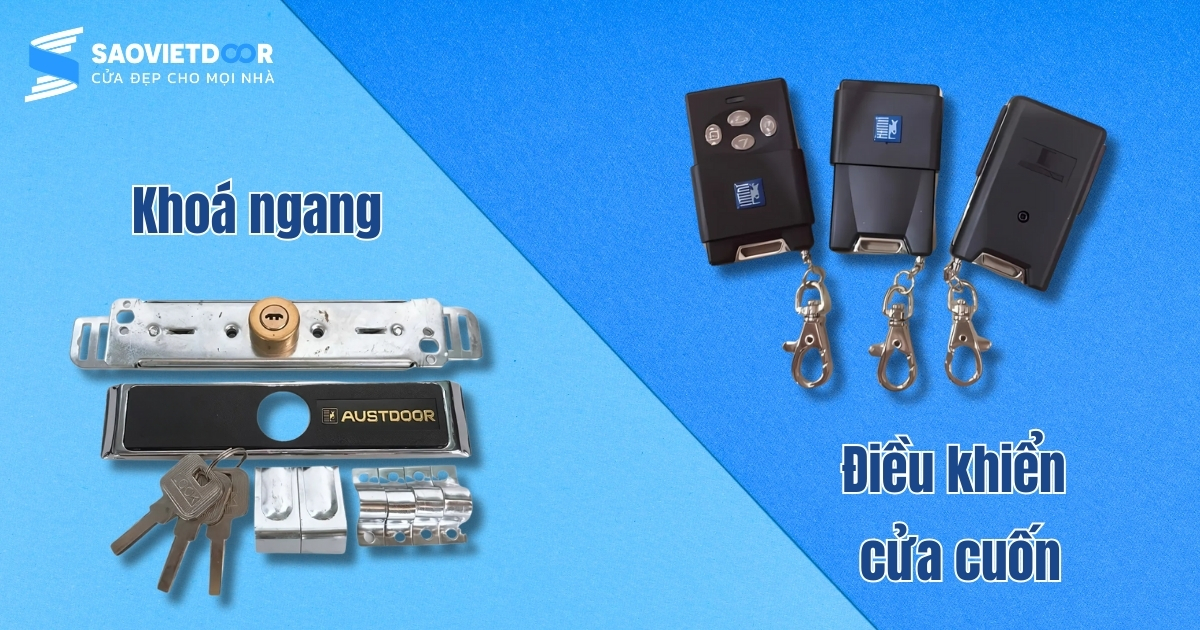 5 Cách Để Yên Tâm Hơn Với Cửa Cuốn Trong Những Ngày Vắng Nhà 19 Hai loại khoá cửa cuốn