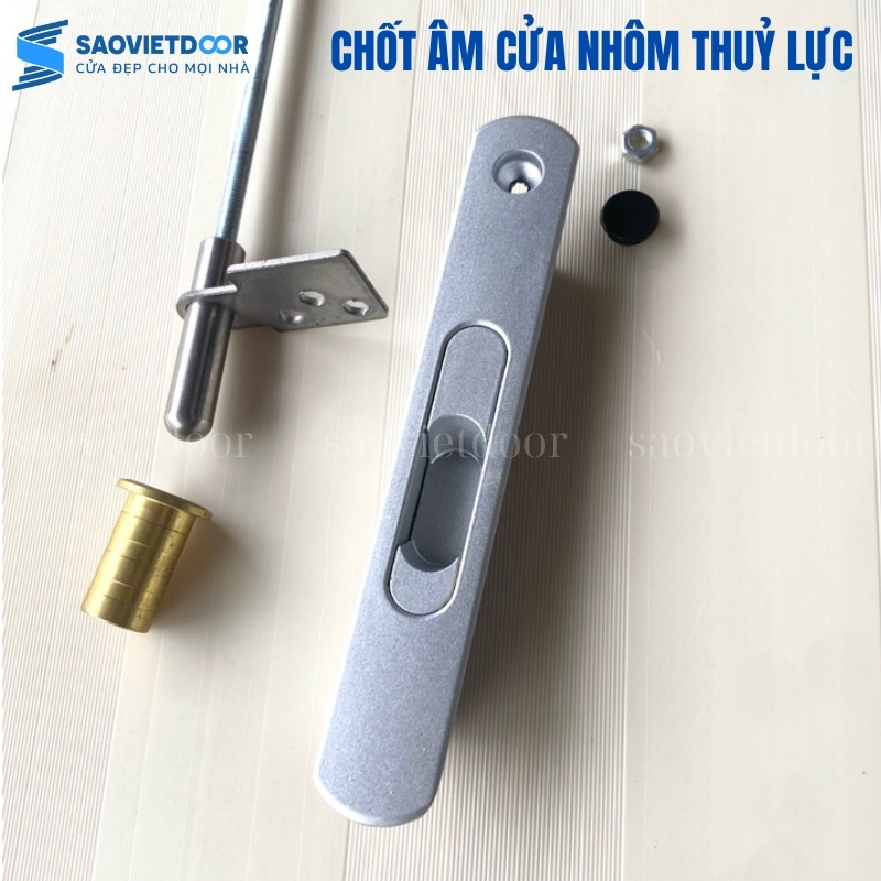 Chốt âm cửa nhôm thuỷ lực