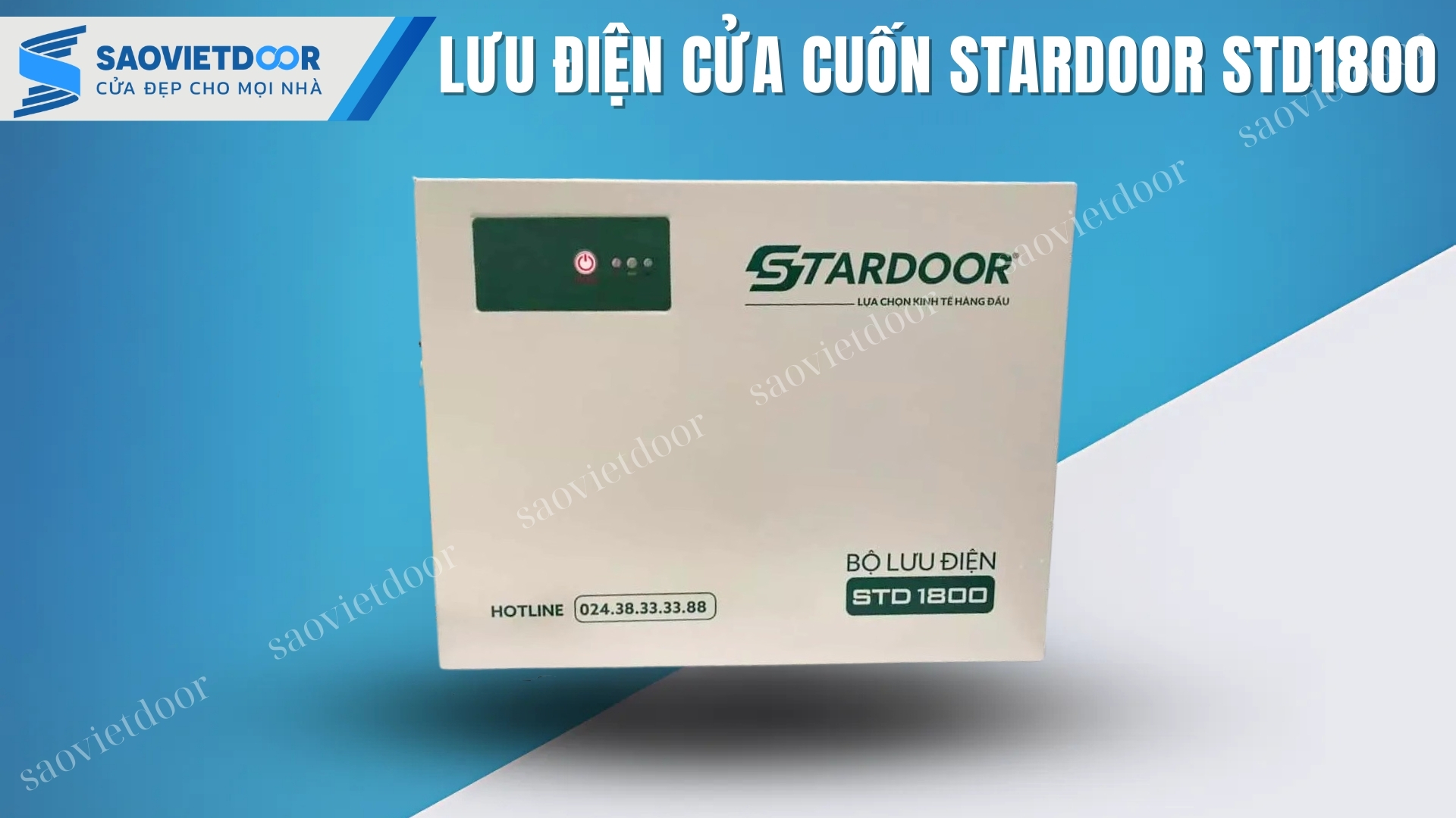 Lưu Điện Cửa Cuốn Stardoor STD1800 Chính Hãng 19 Lưu điện cửa cuốn Stardoor STD1800