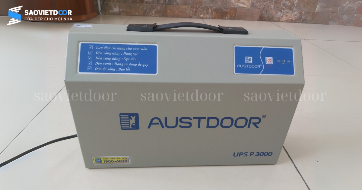 Lưu Điện Cửa Cuốn Austdoor P3000 Chính Hãng 23 Lưu điện cửa cuốn Austdoor P3000