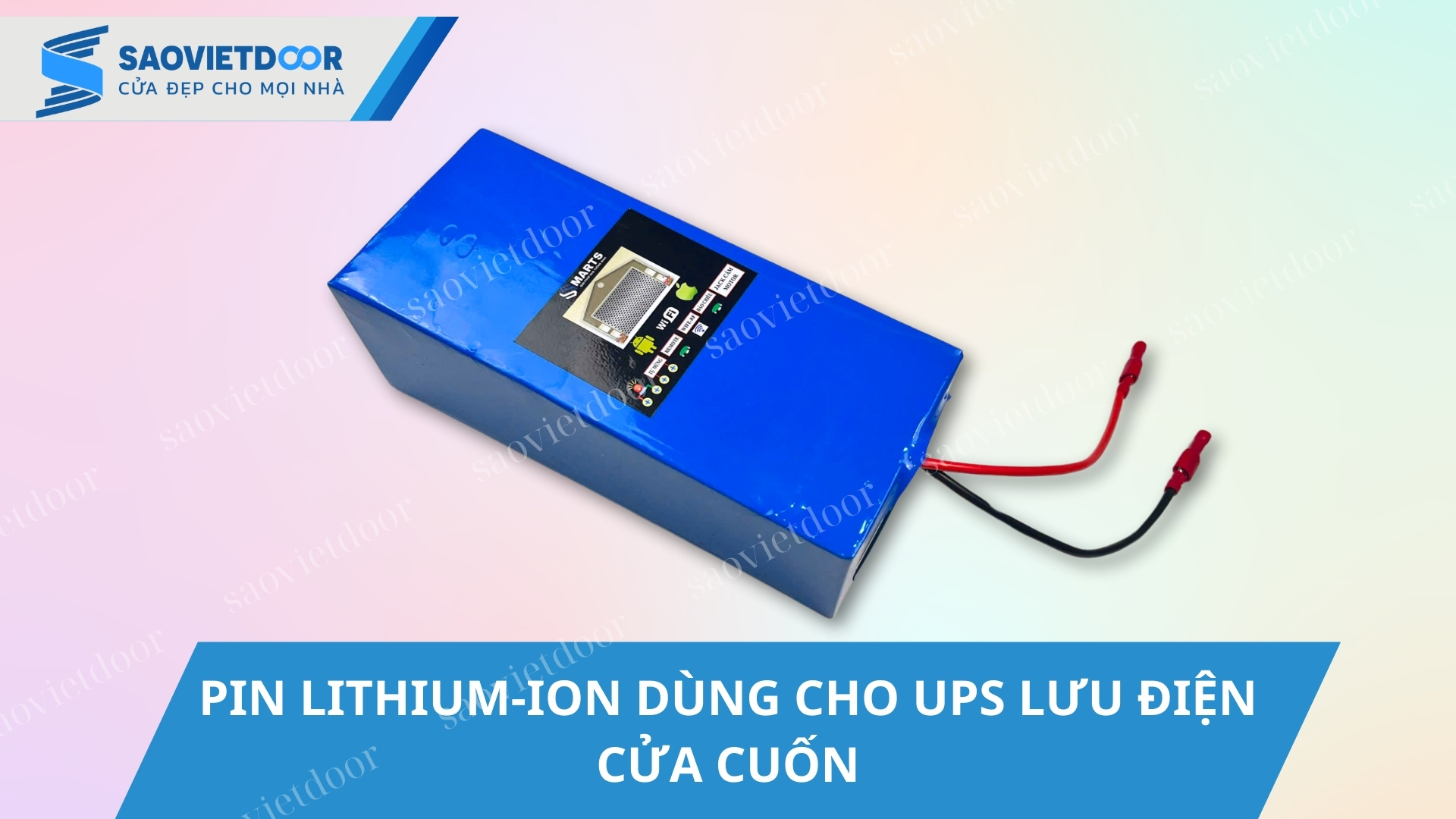 Pin Lithium-Ion Dùng Cho UPS Lưu Điện Cửa Cuốn Siêu Bền Chính Hãng 15 Pin lithium-ion dùng cho lưu điện cửa cuốn UPS